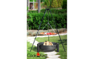 Dreibeingrill mit Feuerschale Grillrost Stahl  50cm und...