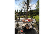 Dreibeingrill mit Feuerschale Grillrost Stahl  50cm und...