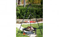 Dreibeingrill mit Feuerschale Grillrost Stahl  60cm und...