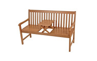 Holz Gartenbank Peking mit Tisch (FSC)