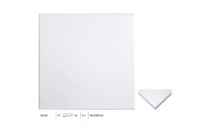 Tischplatte Jaro, weiß 80x80cm