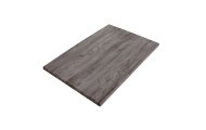 Tischplatte Mago grau 120x80cm (quadratisch)