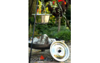 Dreibeingestell mit Kessel rostfrei 14l Feuerschale Palma 60cm