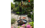 Dreibeingrill mit Feuerschale Grillrost Stahl  50cm und Bali  60cm