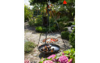 Dreibeingrill mit Feuerschale Grillrost rostfrei  70cm und Bali  80cm