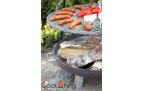 Dreibeingrill mit Feuerschale Grillrost Stahl  50cm und Bali  60cm