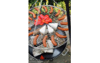 Dreibeingrill mit Feuerschale Grillrost Stahl  50cm und Bali  60cm