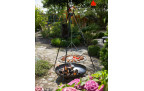 Dreibeingrill mit Feuerschale Grillrost rostfrei  50cm und Bali  60cm