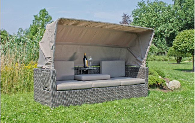 Polyrattan Gartensofa Carlos