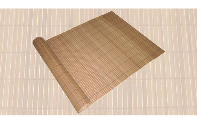 Sicht- und Windschutz PVC Lamellenoptik  90x1000cm braun