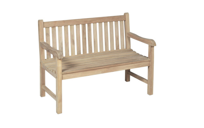 Teak Gartenbank Ayolas (2-Sitzer)