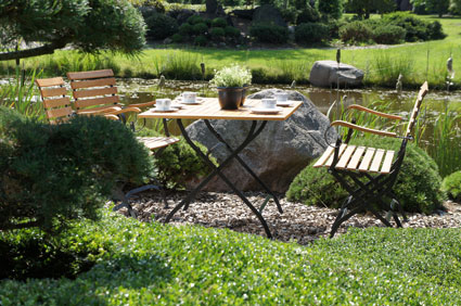 Gartenmöbel Holz Metall